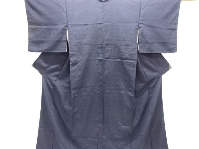 大正ロマン　縞織り出しお召着物